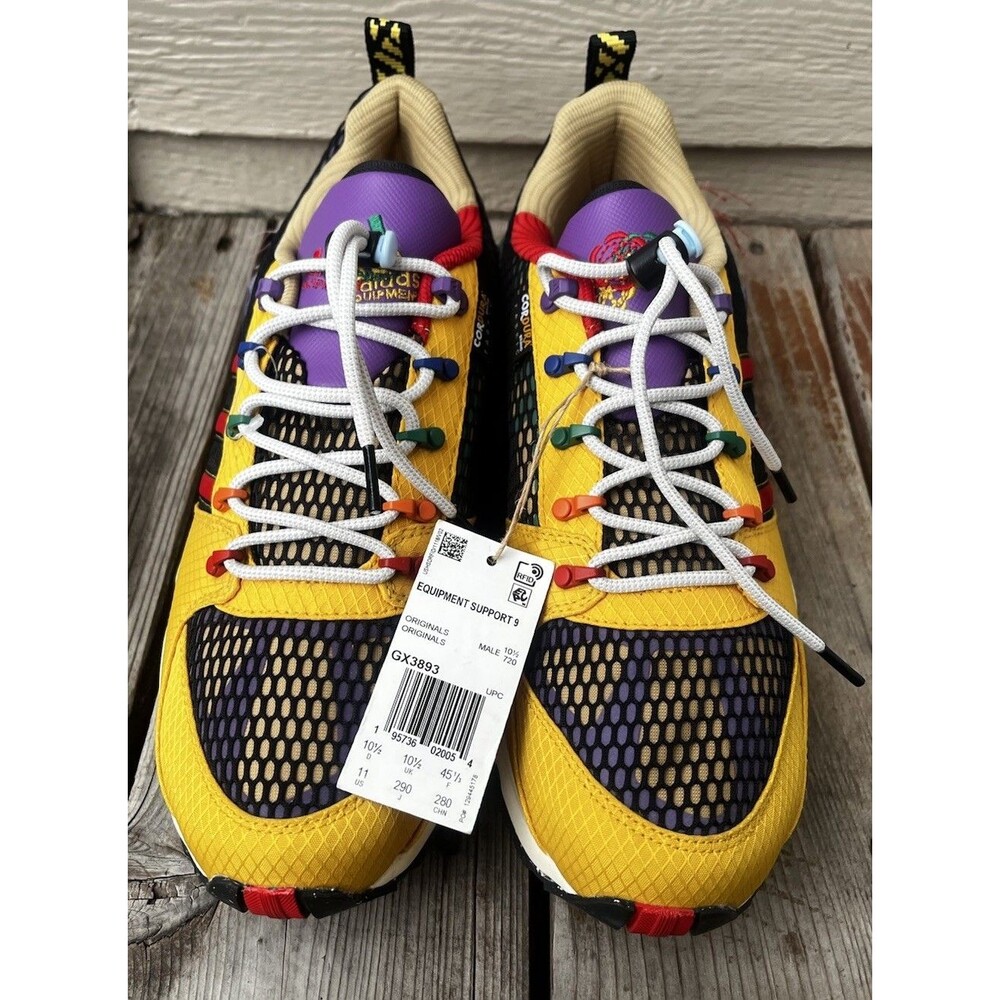 Adidas X Sean Wotherspoon EQT Equipment Support 93 Men’s 11 Sneakers Super Earth - Picture 7 of 16